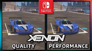 Xenon Racer  Quality VS Performance 104  Frame Rate TEST on Switch [upl. by Rramal]