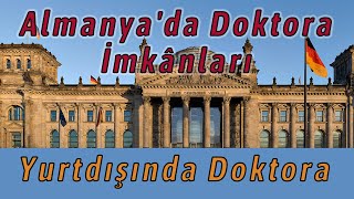 Yurtdışında Doktora Yapmak  Almanyada Doktora İmkânları ve Burslar  Hindistanda Yüksek Lisans [upl. by Smitt]