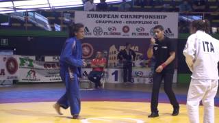 EGC2016  GRAPPLING GI 58KG  LUBRANO ITA VS MONTEIRO ESP [upl. by Beaver]