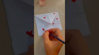 DIY envelope idea💌🤍❤️diy craft [upl. by Adamsun]