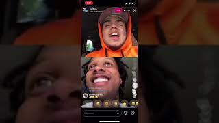 6IX9INE amp LIL DURK FULL INSTAGRAM LIVE CHIEF KEEF BEEF [upl. by Anitnemelc]