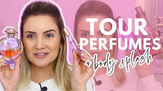 Meus PERFUMES e BODY SPLASH  Avon Natura O Boticário [upl. by Earal]