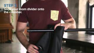 Freestanding Room Divider Kit How To Video DivideAndConquer [upl. by Daloris]