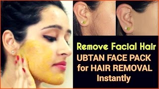 Remove Facial hair PERMANENTLY UBTAN FACE PACK GET GLOWING CLEAR SKIN INSTANTLY [upl. by Albemarle826]