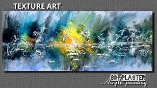 Mastering Texture Art with Stunning Acrylic Painting on Canvas for beginners [upl. by Kcyred]