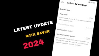 Instagram new update data saver ko kaise on karein 2024 [upl. by Lemaj]