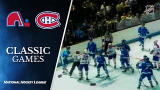 NHL Classic Games 1984 Battle of Quebec  Canadiens defeat Nordiques [upl. by Jola590]