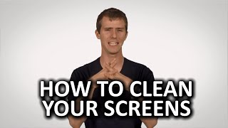 How to Clean Your Screens as Fast As Possible [upl. by Felicio998]