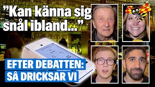 Efter debatten Så dricksar svenska folket [upl. by Aerdnat]