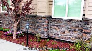 My GenStone DIY Faux Stone Veneer Project  Tom in Alaskas Review [upl. by Eugeniusz244]