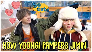 How Yoongi Pampers Jimin BTS [upl. by Gnof831]