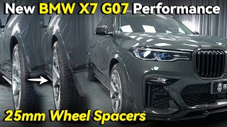 2024 BMW X7 G07 Performance Improvement With 25mm Wheel Spacer  BONOSS Parts For New BMW SUV [upl. by Barbaraanne674]