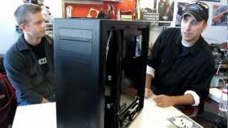 LIAN LI PCA75 FULL TOWER CASE REVIEW amp 280 Radiator Fitting [upl. by Lezley]