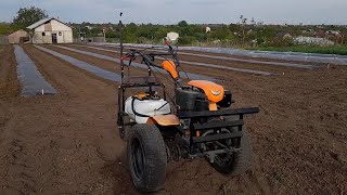 Înfoliere și erbicidat cu motocultorul O mac 12 000 și O mac PV 10 000❌️Agricultura la un alt nivel🚜 [upl. by Relly]