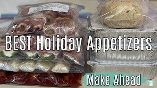 The BEST Holiday Appetizers  Make Ahead Party Food [upl. by Adaval]