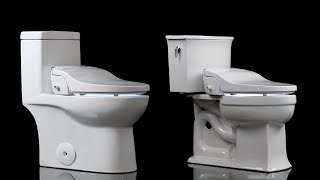 How to Install a Bidet Toilet Seat on a Skirted Toilet  BidetKingcom [upl. by Leiria238]