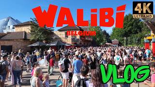 Freizeitpark in den Sommerferien  Walibi Belgien  VLOG 4k [upl. by Farley]