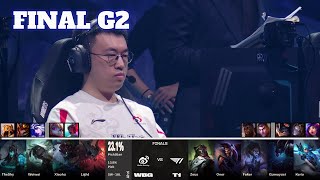 WBG vs T1  Game 2  Grand Finals LoL Worlds 2023  T1 vs Weibo Gaming  G2 full [upl. by Ahter]