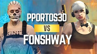 Pportos30 vs Fonshway │ GTA 5 Online Affrontement PvP [upl. by Elvina]