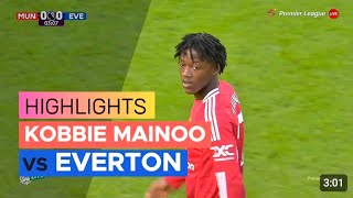 Kobbie Mainoo vs Everton 01122024 Highlights [upl. by Iow]