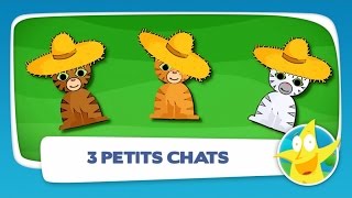 Comptine pour enfants  Trois Petits Chats [upl. by Larimer]