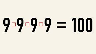 Can You Solve The Four 9s Puzzle [upl. by Milewski]