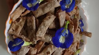 Butterfly pea shashankupushpam Madhura seva Recipe  butterfly pea recipe  shankupushpam recipe [upl. by Adna]