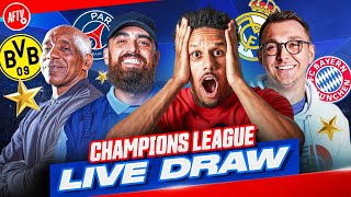 Who Will Arsenal Play In The Quarter Final  Champions League Draw LIVE [upl. by Samau]