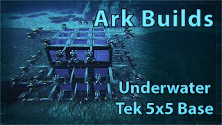 Ark Builds  5x5 Underwater PVP Backup Base [upl. by Etom608]