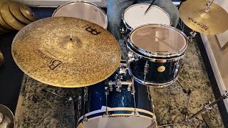 Ludwig Continental Club 22 13 16 and snare in Blue Sparkle [upl. by Kara-Lynn]