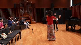 2024 Irvine Music Festival Violin Masterclass with Ayako Sugaya [upl. by Nibbs]