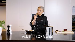 BORA hobs How do I clean the Tepan stainless steel grill  Ask the BORA chef [upl. by Aguste]