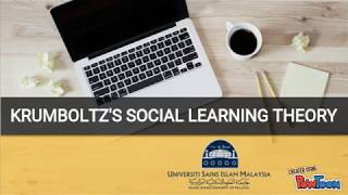 Krumboltzs Social Learning Theory [upl. by Ecienaj477]