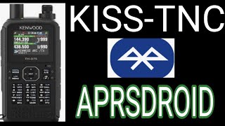 KENWOOD D75  Kiss TNC Mode  Bluetooth Connection  Android [upl. by Oringas]