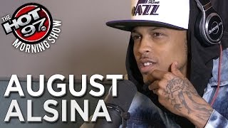 August Alsina returns amp sings live on The HOT97 Morning Show [upl. by Keithley]