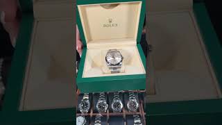 Rolex Oyster Perpetual 41 Silver Dial Steel Mens Watch 124300 Review  SwissWatchExpo [upl. by Elene]