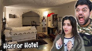 Living In A Haunted Horror Hotel For 24 Hours 😱 [upl. by Joanna792]