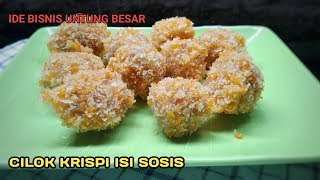 RESEP CILOK KRISPI ISI SOSIS  CARA MEMBUAT CILOK KRISPI [upl. by Ycnan]