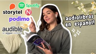 ¿Cómo y Dónde escuchar audiolibros en español🎧📚 [upl. by Uyr]