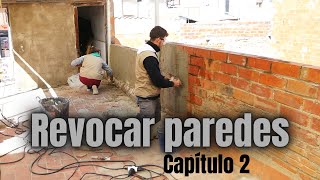 REVOCAR PAREDES💪 Capítulo 2  REFORMA AZOTEA VLOG  Como Enfoscar Paredes [upl. by Muna]