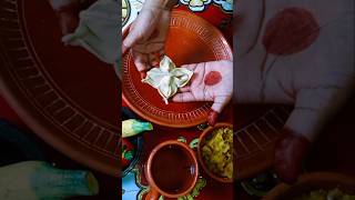 Easy Alu Samosa recipe at home 👩‍🍳❤️ Indian food shorts cooking [upl. by Oyek]