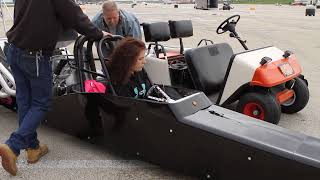 Jackie Braasch warming up her Dragster at RT66 [upl. by Cataldo]