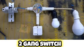 2 Gang Switch Wiring [upl. by Xyno]