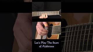 Lets Play The Start of Albatross shorts fleetwoodmac albatross guitarlesson [upl. by Ellehctim]