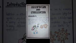 Assignment on Sterilization and Disinfection  Infection Control [upl. by Nie]