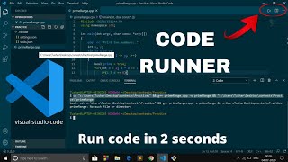 Code Runner Extension in VS code  How to run code in Vscode programming [upl. by Bowerman403]