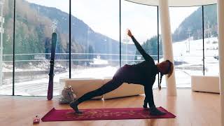 10 Minutes Yoga for an After Skiing Stretch session [upl. by Gilly]