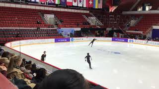 Yuma Kagiyama FS runthrough GP Helsinki 2024 [upl. by Onitrof]