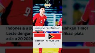 Indonesia vs timor leste 31 bola shorts timnasindonesia [upl. by Leibman]