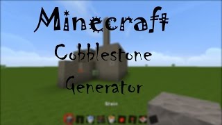 Minecraft bester und schnellster Cobblestone Generator Tutorial [upl. by Ennair709]